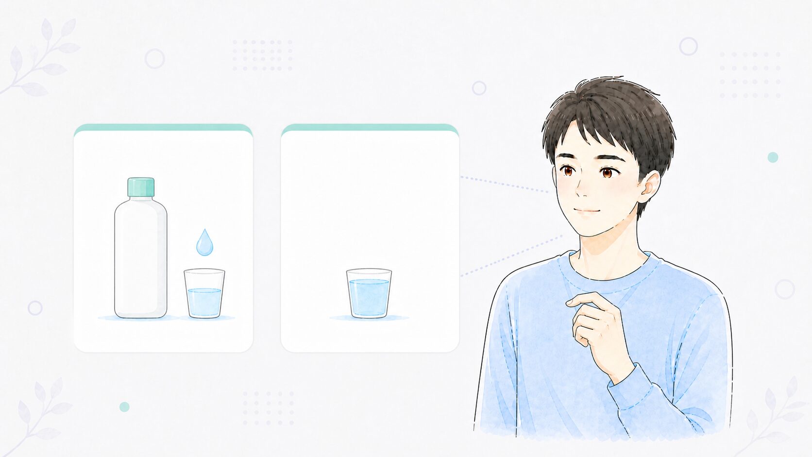 薄めるタイプとそのまま使うタイプの洗口液