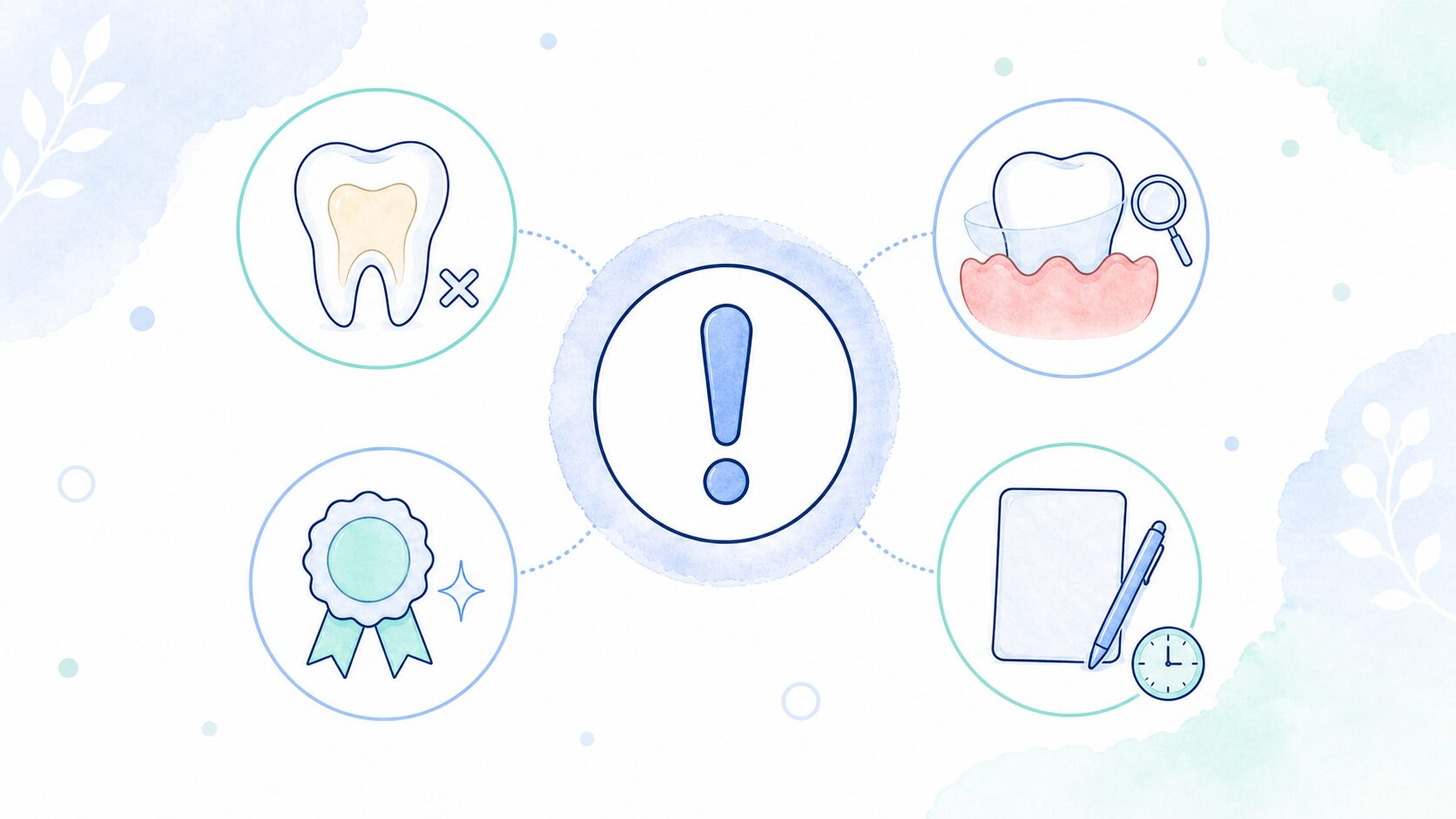 セルフホワイトニングの4つの注意点