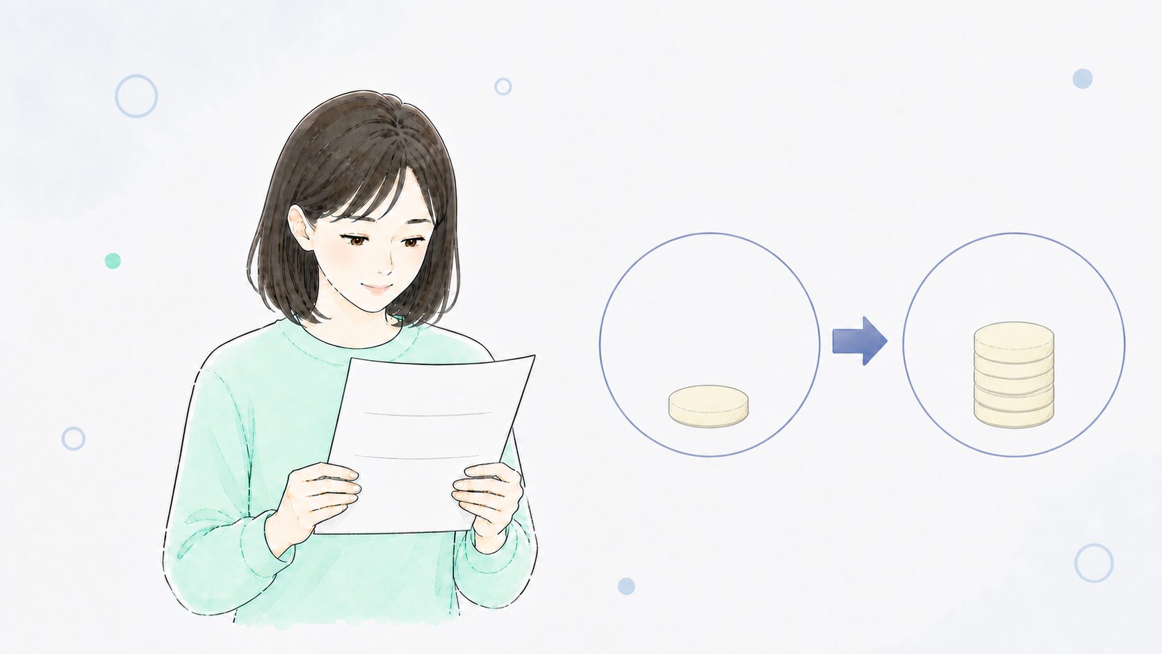 表示価格と総額の違いを比べる図